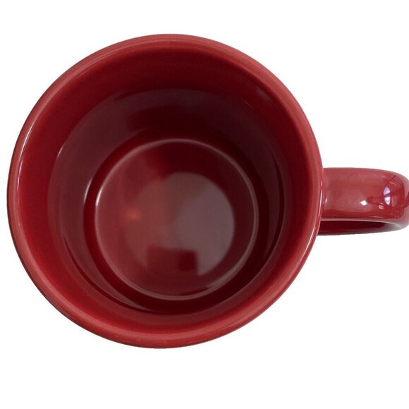 Target Threshold Coffee Mug Meowy Christmas Cat Red Holiday Porcelain 12 Oz - Picture 6 of 7